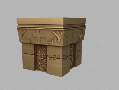 Church furniture (MBC_0040) 3D models for cnc